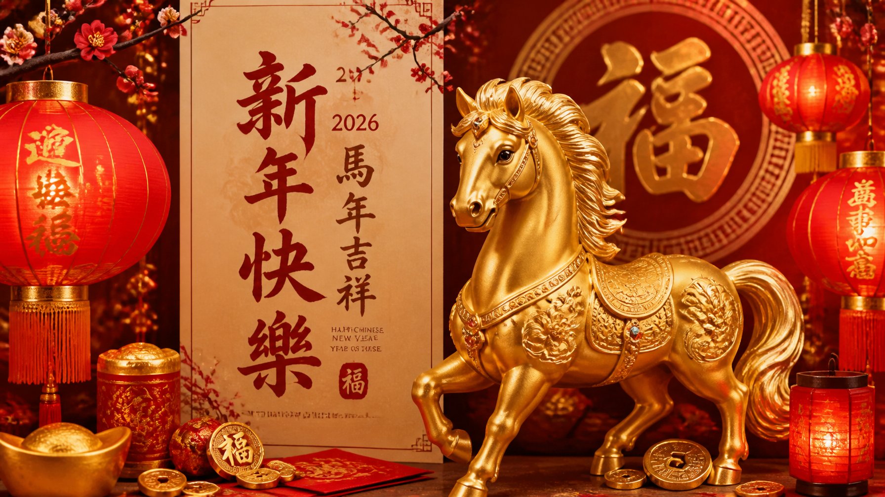 Lunar New Year 2026: Year of the Fire Horse — Dates, Traditions & Feng Shui