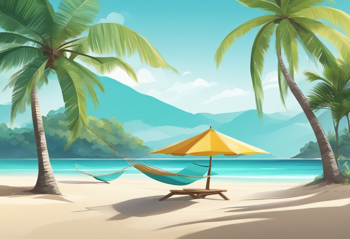 Inexpensive Paradise Vacation illustration 