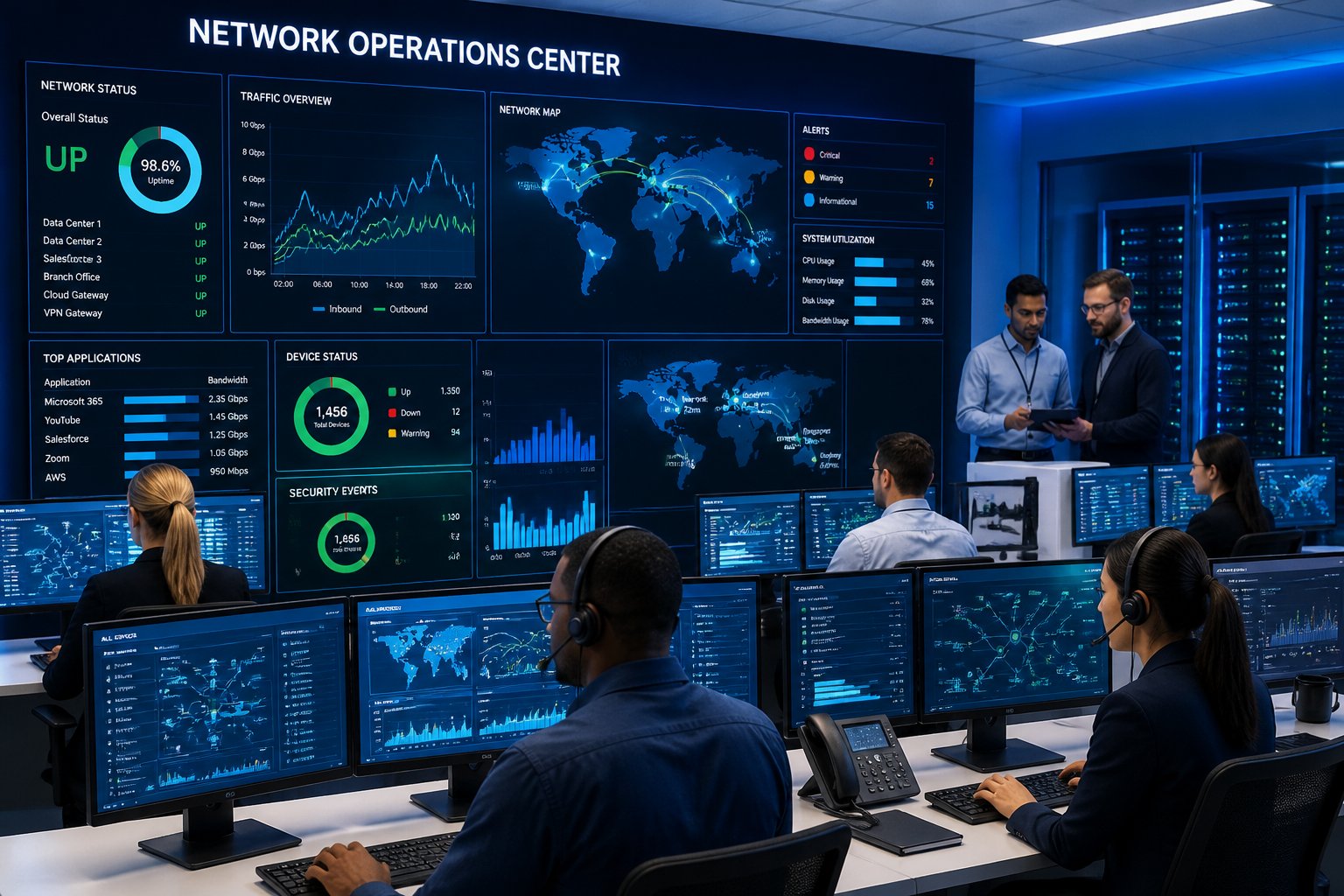 Network operations center (NOC) and Network Monitoring Services by Boon Networks