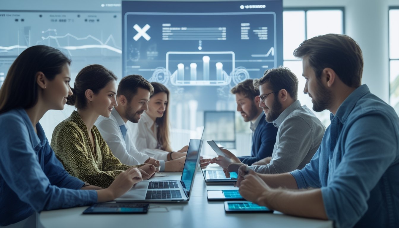 Beberapa orang menggunakan perangkat digital untuk bertaruh secara adil dalam sistem taruhan online dengan latar belakang antarmuka digital modern.