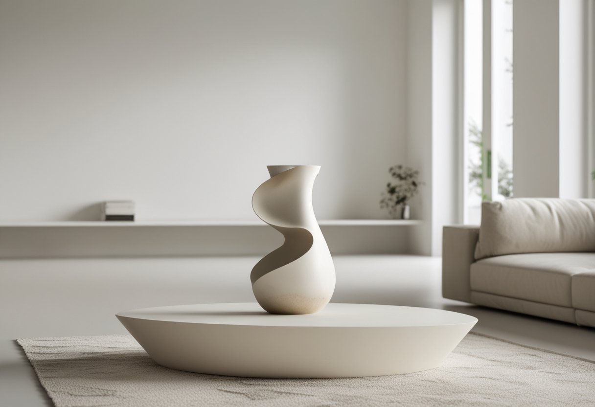 22 Stunning Minimalist Living Room Ideas To Maximize Space And Style 19 minimalist living room ideas single sculptural vase coffee table centrepiece clean intentional styling living room