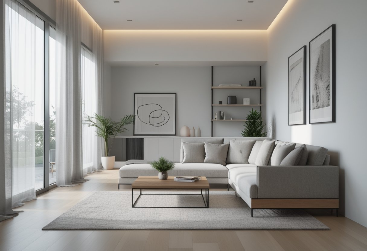 22 Stunning Minimalist Living Room Ideas To Maximize Space And Style 24 minimalist living room ideas balancing functionality aesthetic bright tidy sofa coffee table large windows simple decorations