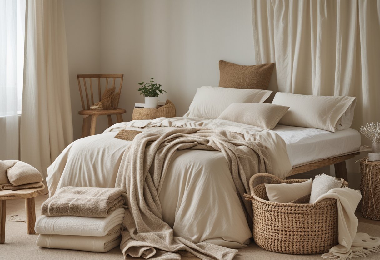 21 Beautiful Organic Textiles For Bedroom: Cozy Sustainable Fabrics To Transform Your Sleep Space 1 v2 1gfebg