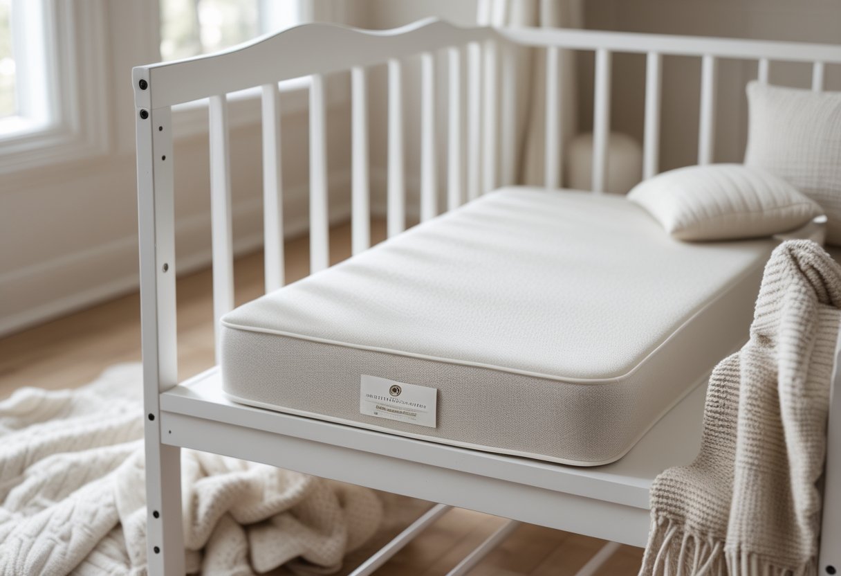 21 Beautiful Organic Textiles For Bedroom: Cozy Sustainable Fabrics To Transform Your Sleep Space 17 this bedding collection naturepedic organic cotton crib mattress white crib soft blankets pillows bright nursery room