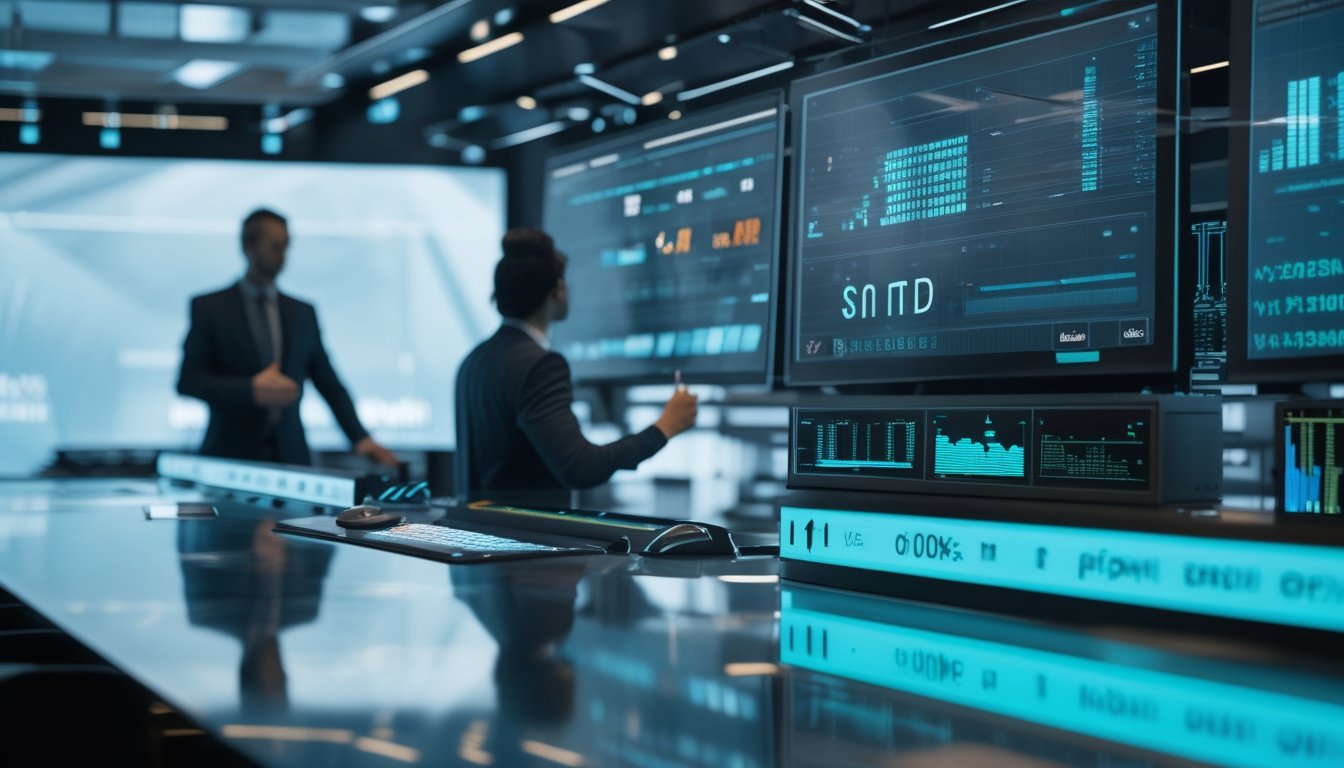Tim profesional memantau proses pengundian data secara langsung di ruang operasi digital.