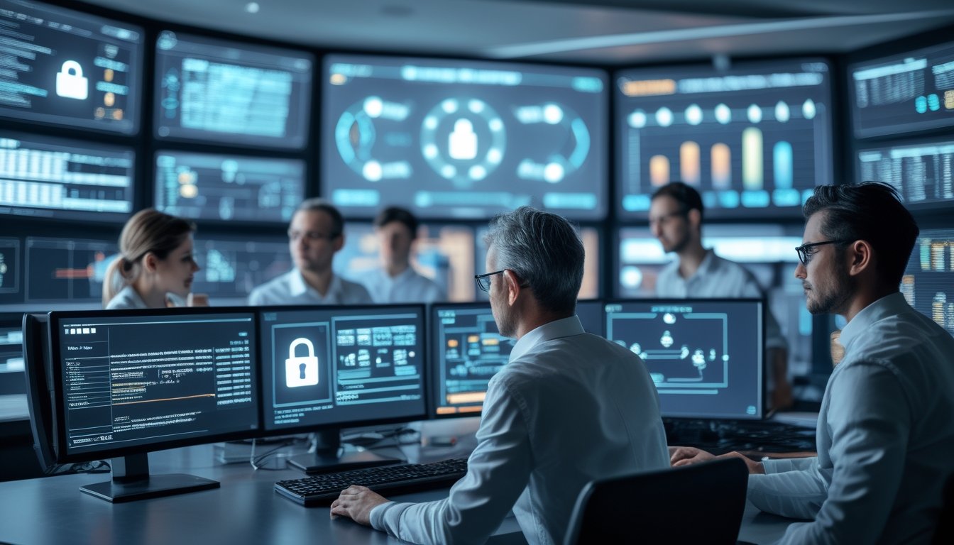 Tim profesional memantau keamanan platform kasino online dengan sistem perlindungan data.