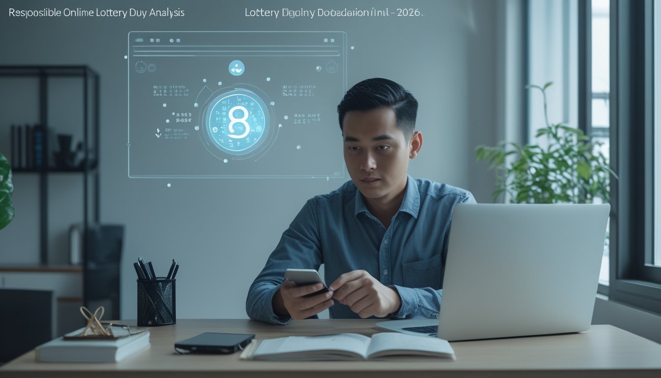Seseorang menganalisis data numerik di laptop dalam ruang kerja modern.