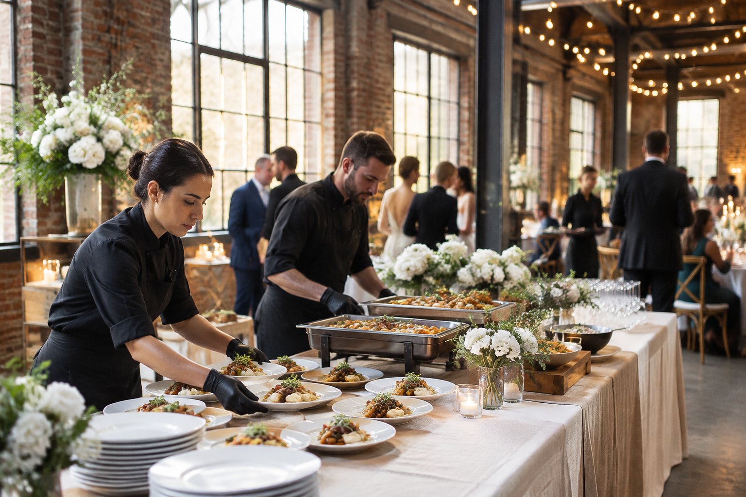 Early Dining Menu Examples Industrial Wedding Venues That Allow Outside Catering - OMG Hitched!