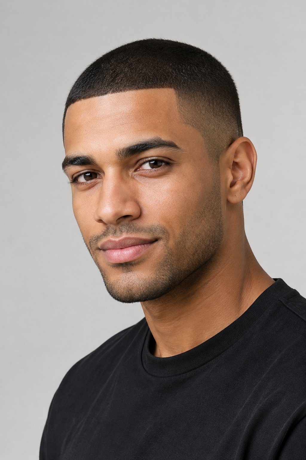 A man poses against a plain background.