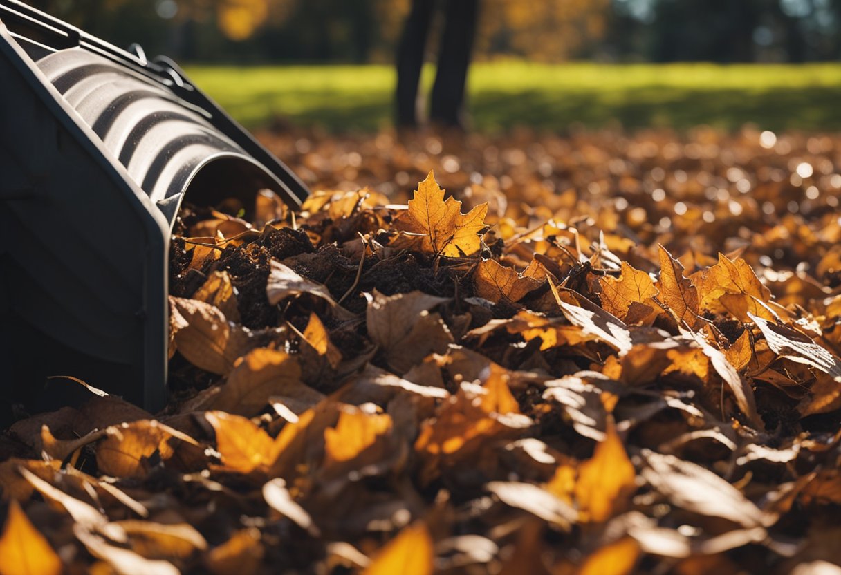 How To Turn Leaves Into Compost - Nutrient-Rich Gold 2 Composting in the fall pile of leaves