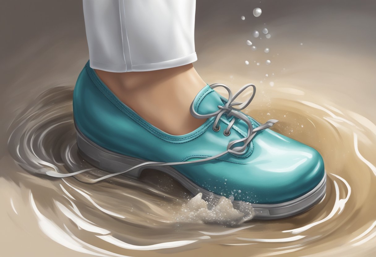 how to clean your nurse shoes