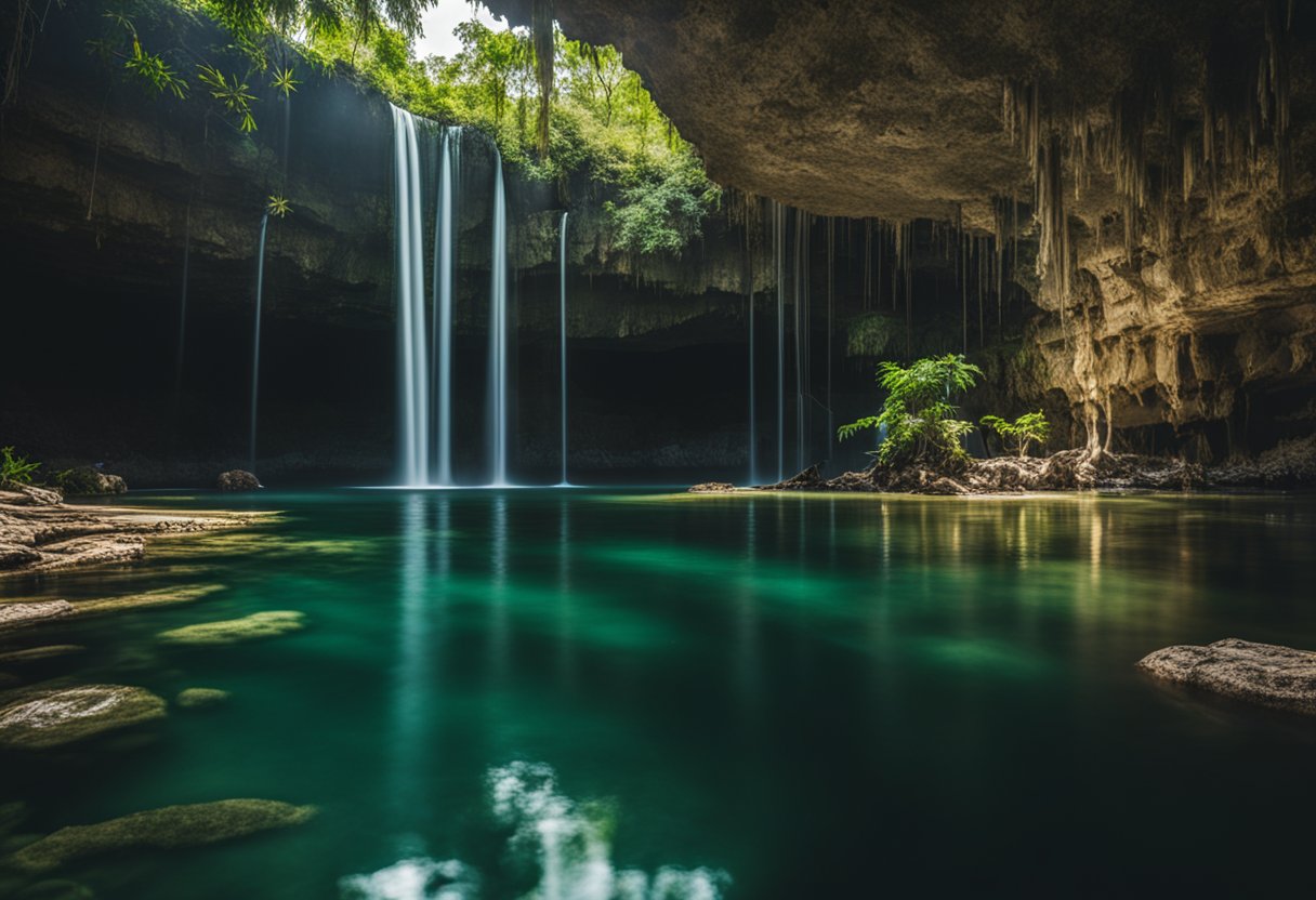 Friends-Swimming-Cenote-Yucatan - Marriott Bonvoy Traveler