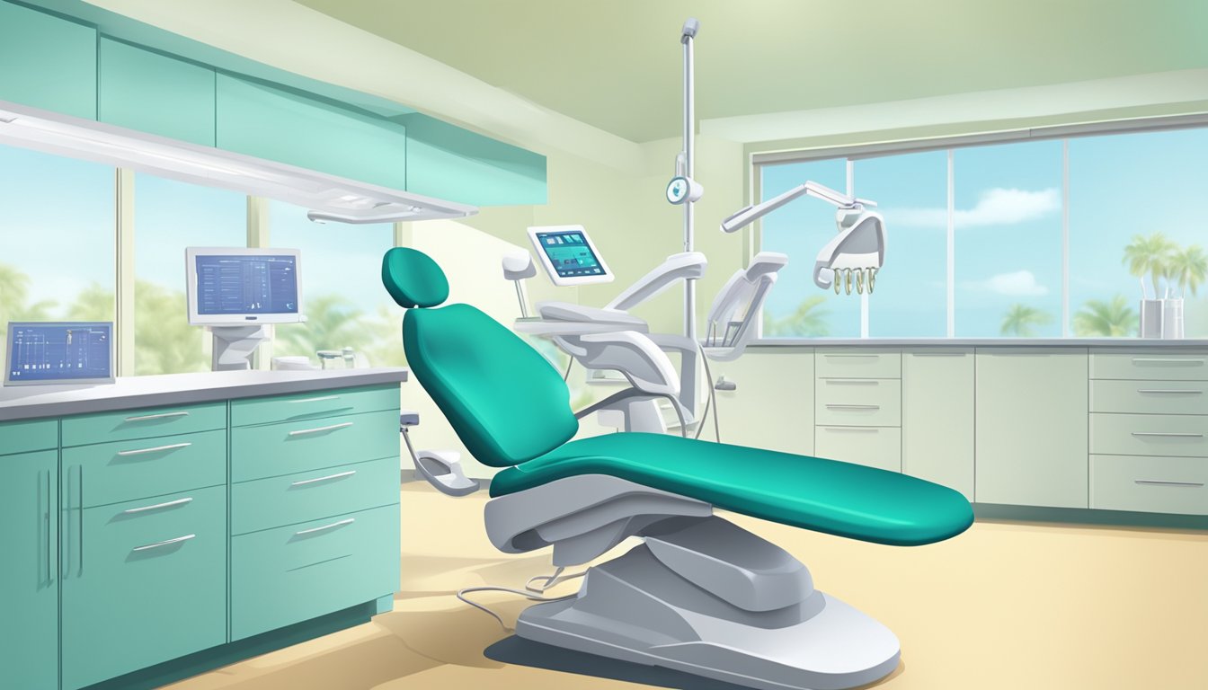 image of a dental chair at an implant dentist office in Miami