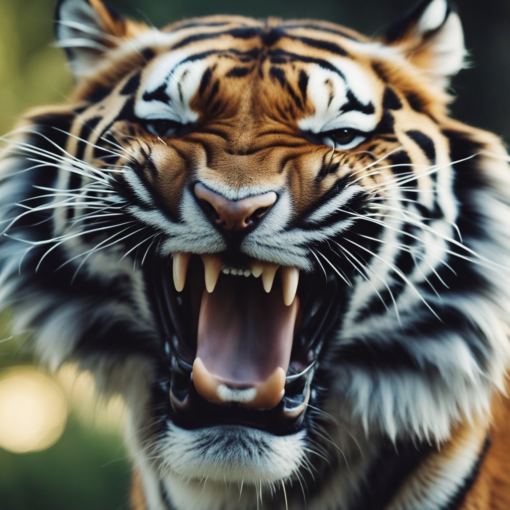 Tigers produce four vocalizations. Tigers, roar, growl, chuff and moan