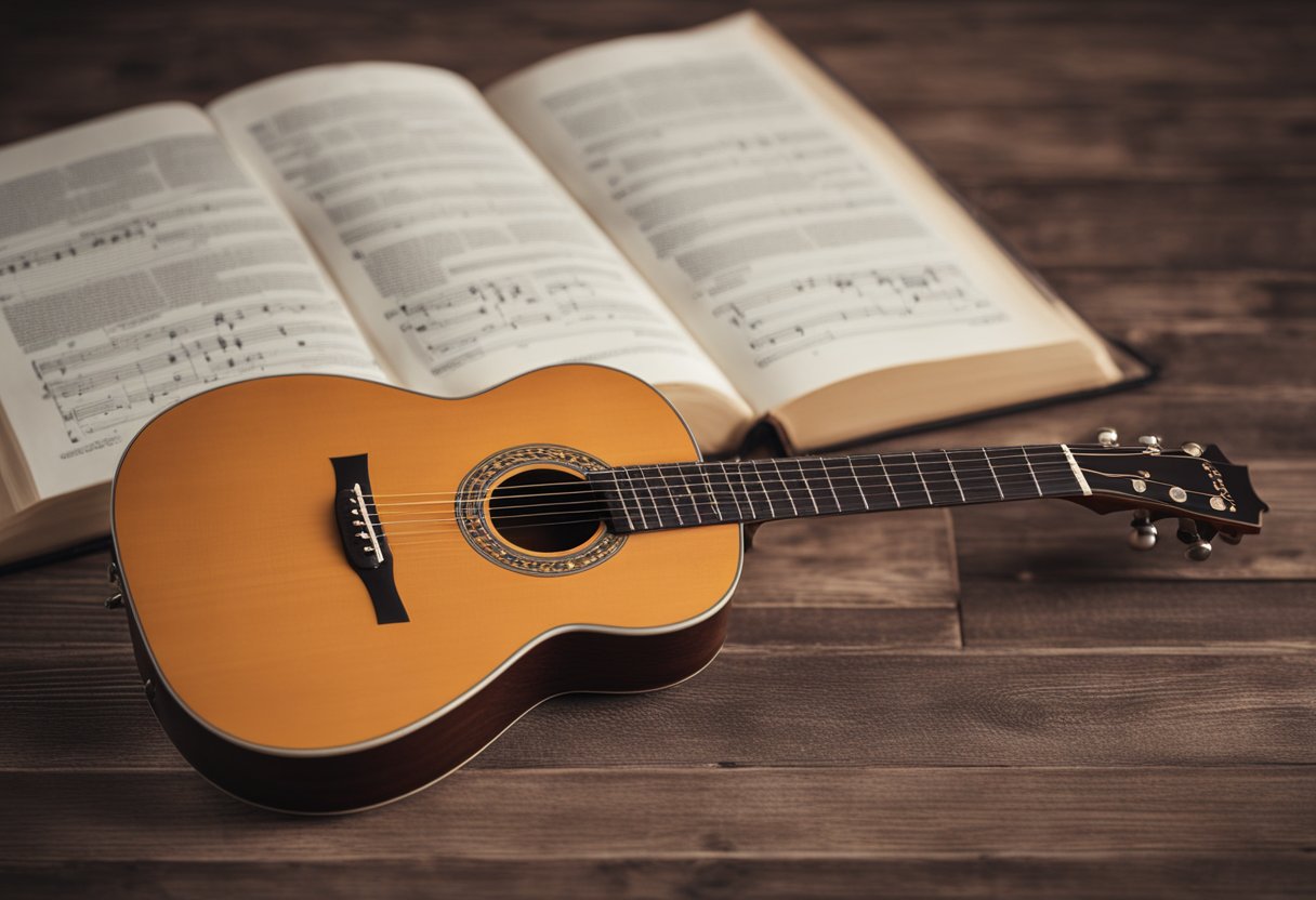 accoustic-guitar-and-song-book