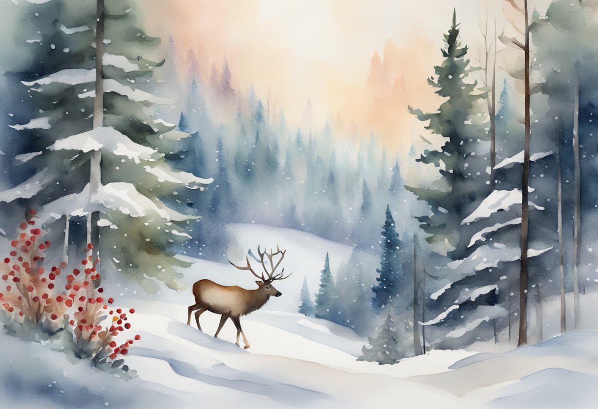 How to Draw a Winter Scene - Made with HAPPY