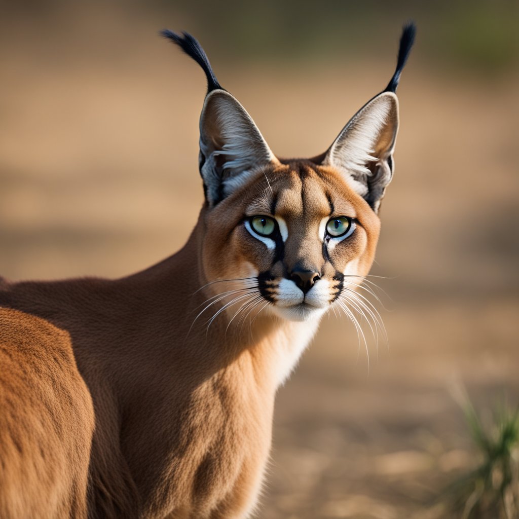 Desert lynx house store cat