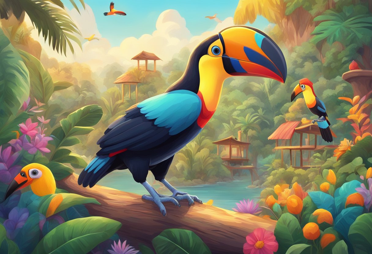 Animated Sitcom with a Toucan Protagonist Crossword