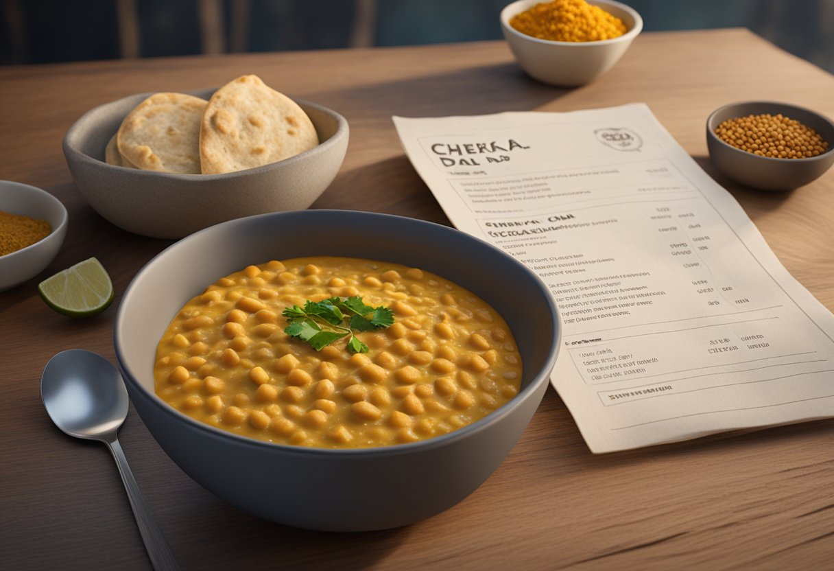 chickpea daal bowl