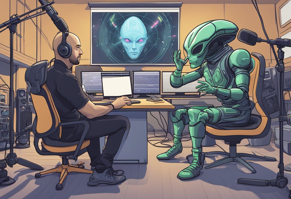 joe rogan alien podcasts
