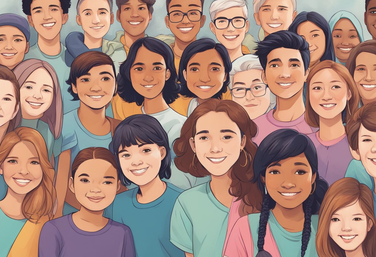 A digital illustration of the diversity of young adult cancer survivorship