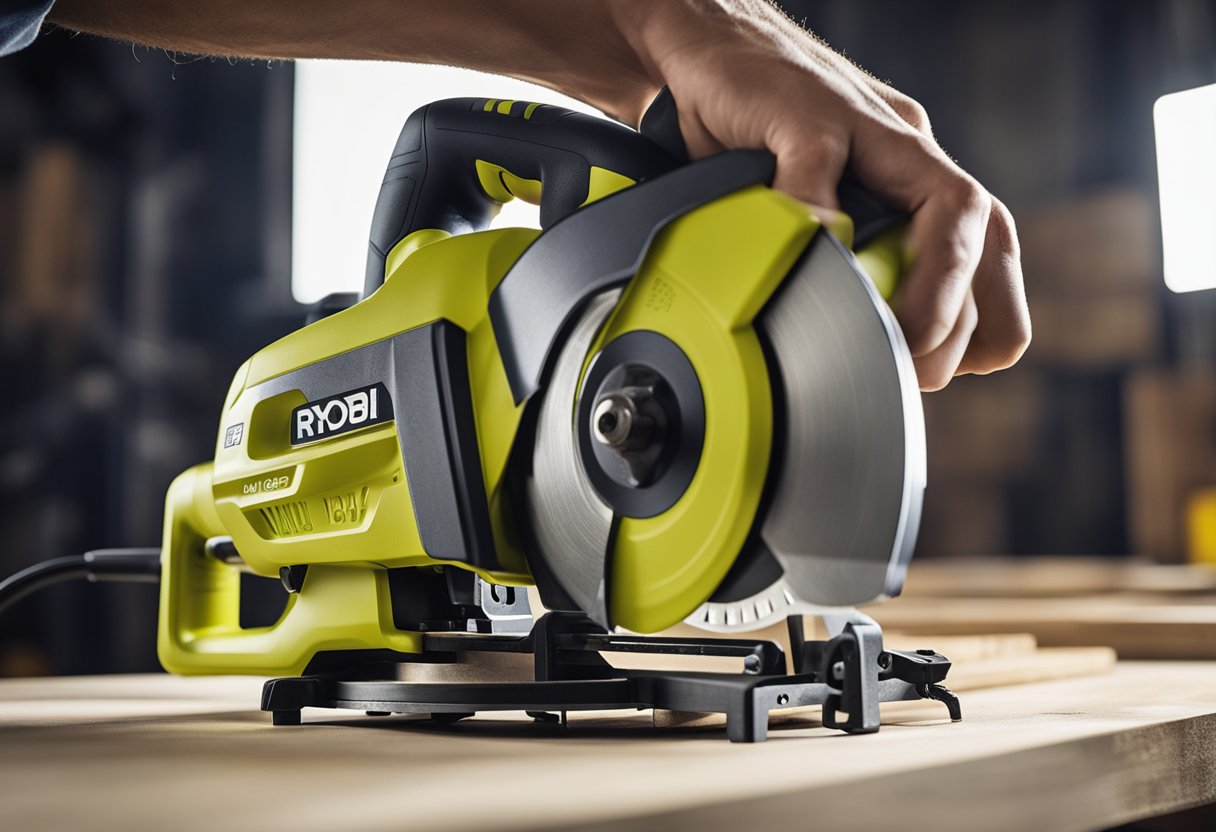 Change Blade on Ryobi Circular Saw StepbyStep Guide Tool Trip