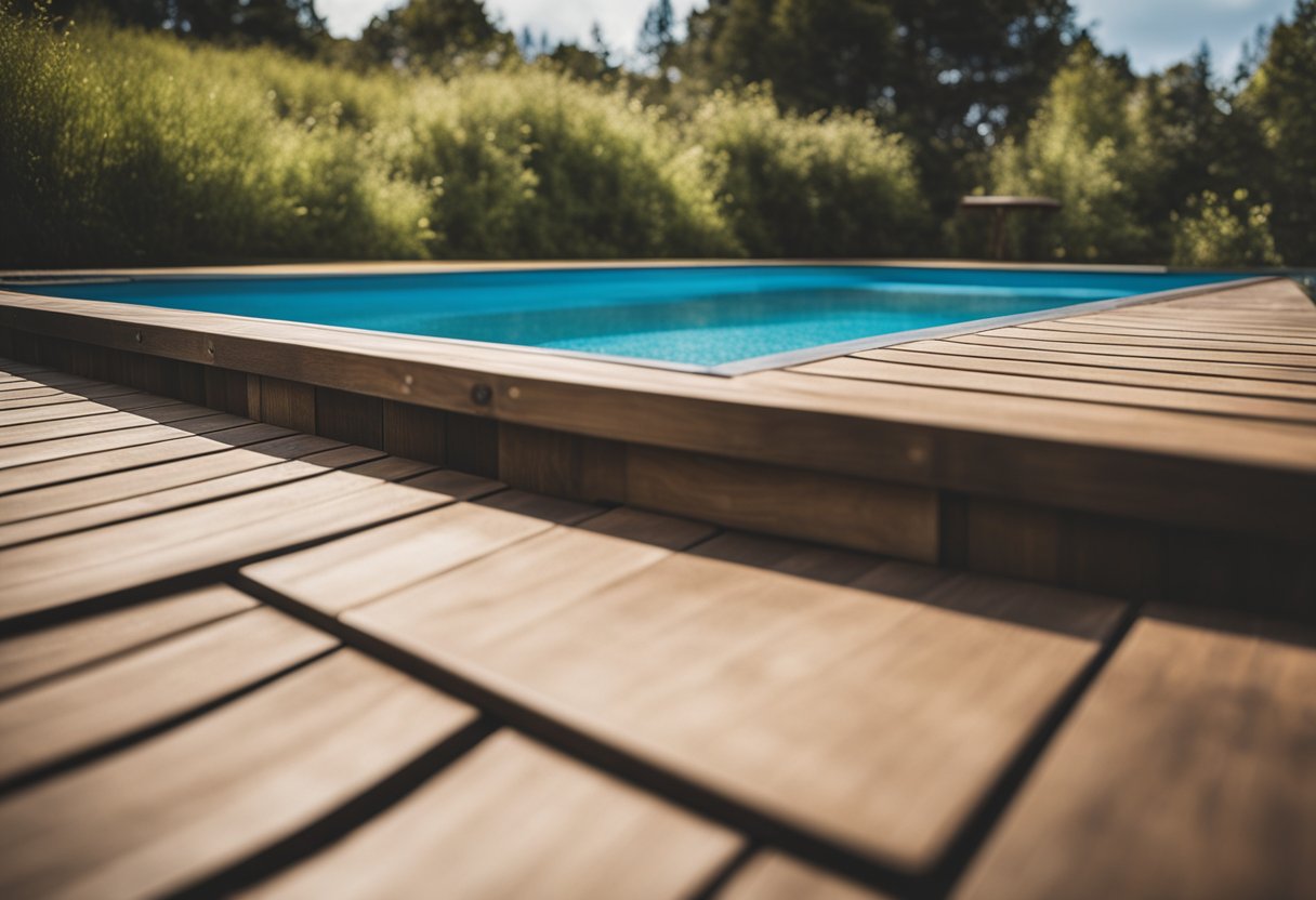 How To Fill Gap Between Above Ground Pool And Deck