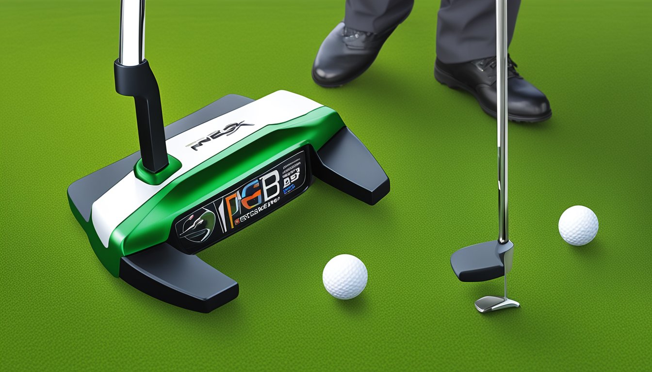 Putter Maillet Pinemeadow PGX 35 Pouces - Homme Droitier, Tige Acier, Grip Winn AVS