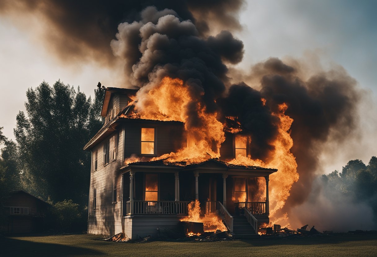 House on fire dream
