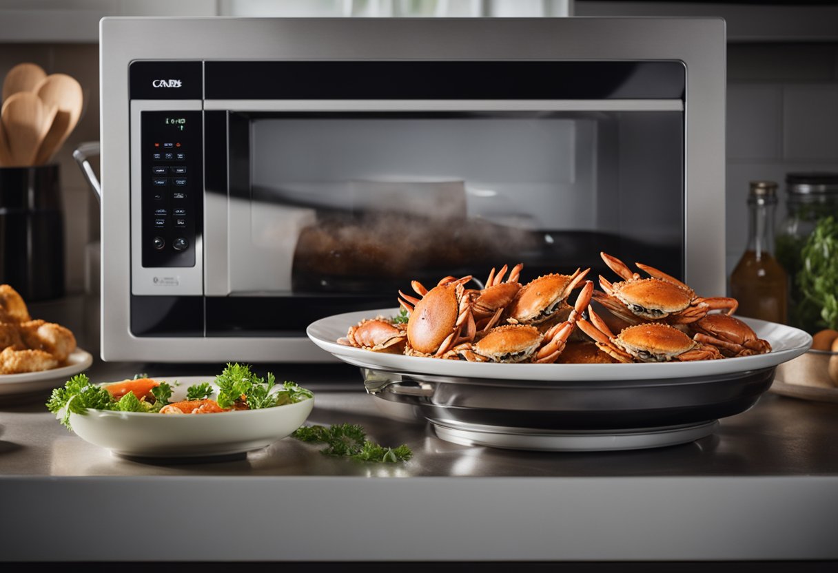 Reheat Crabs in Microwave