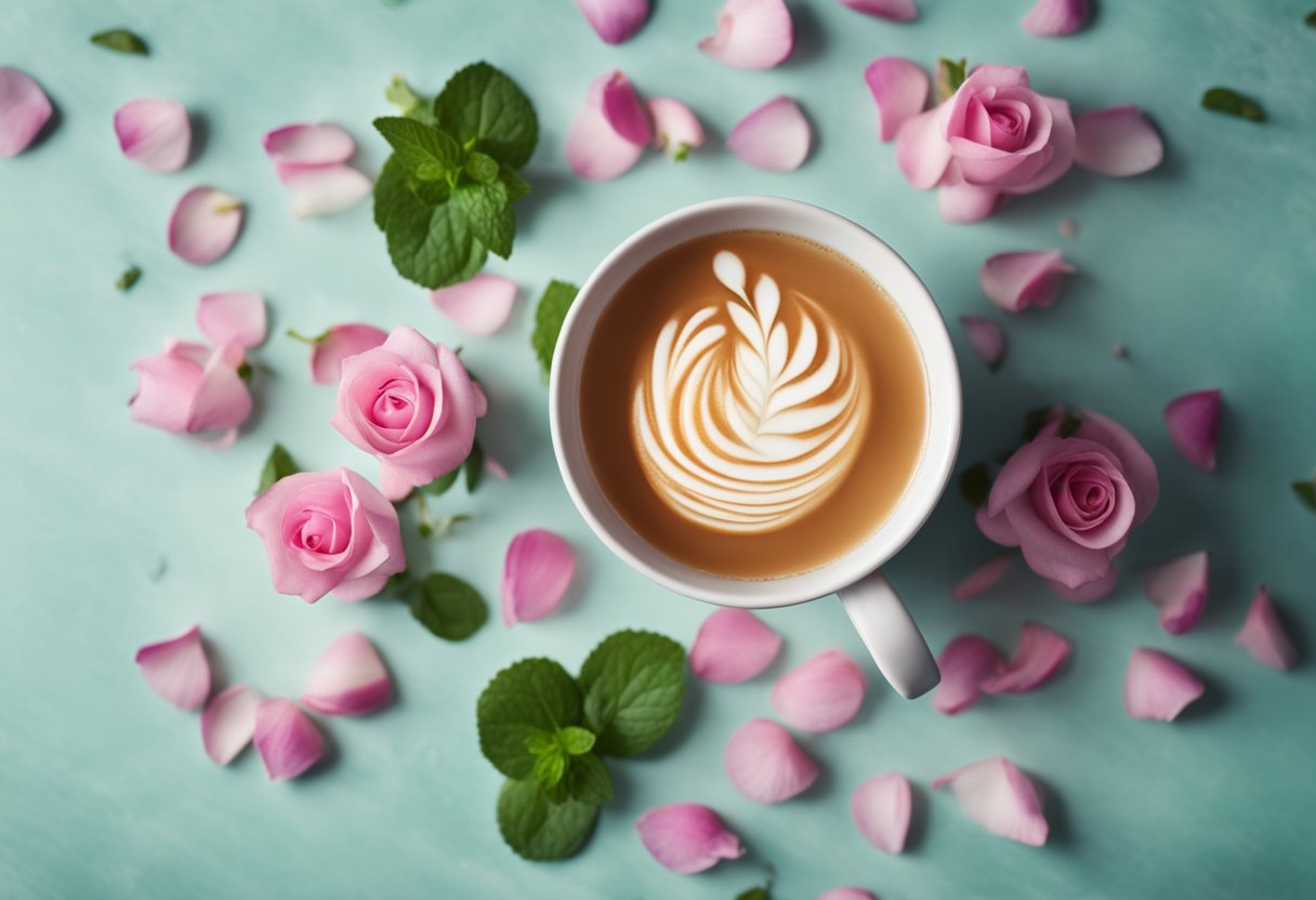 Rose Tea Latte