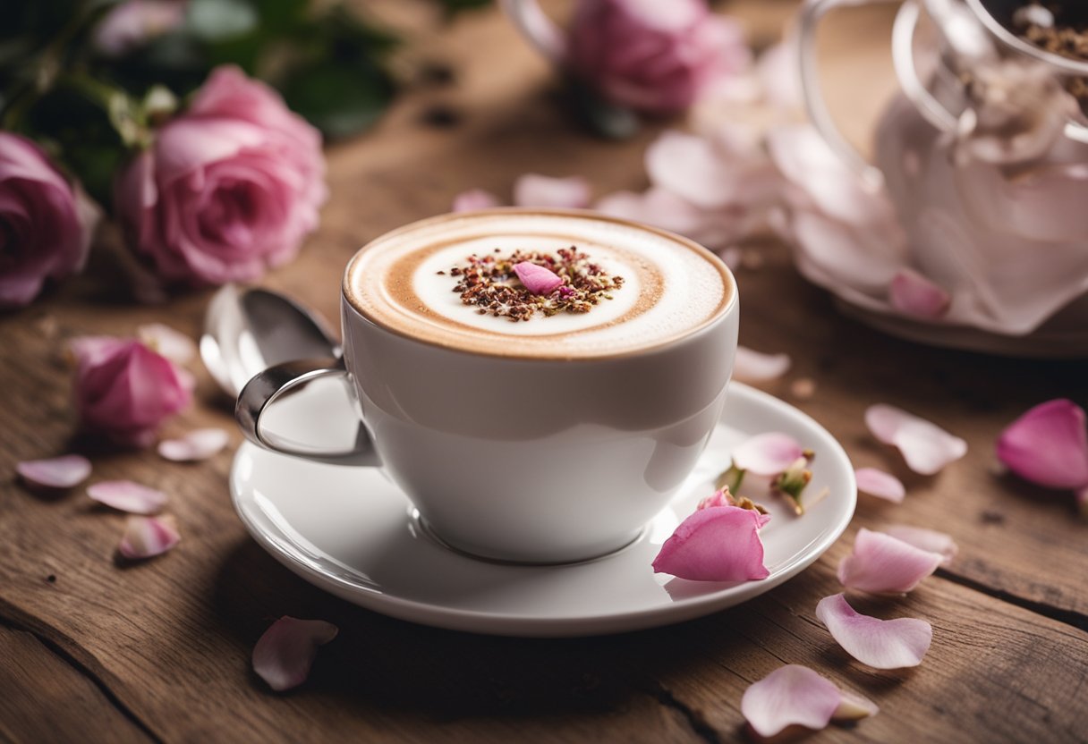 Rose Tea Latte