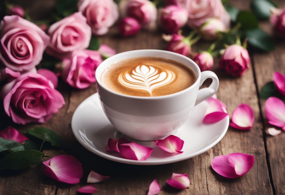 Rose Tea Latte