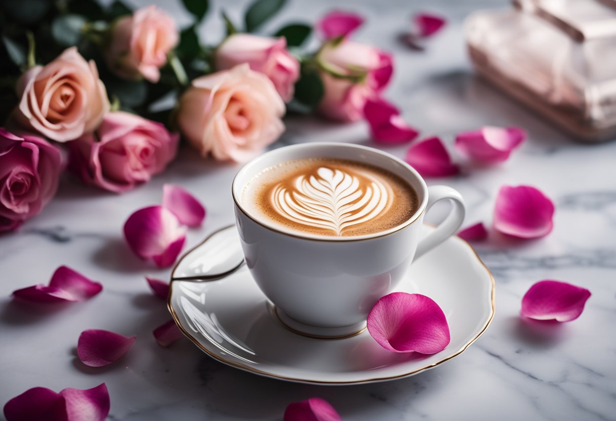 Rose Tea Latte