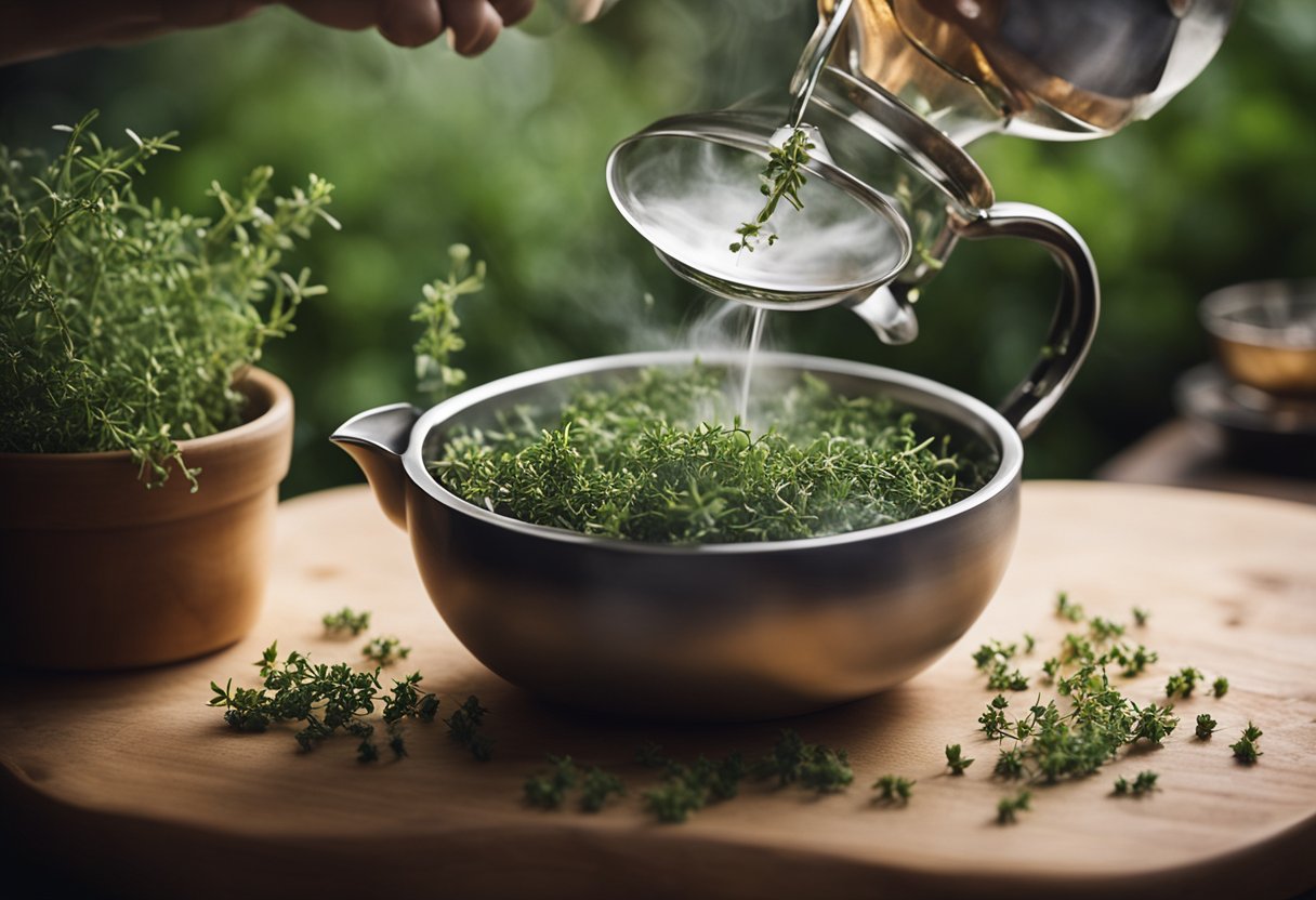 Thyme Tea for Cold and Flu