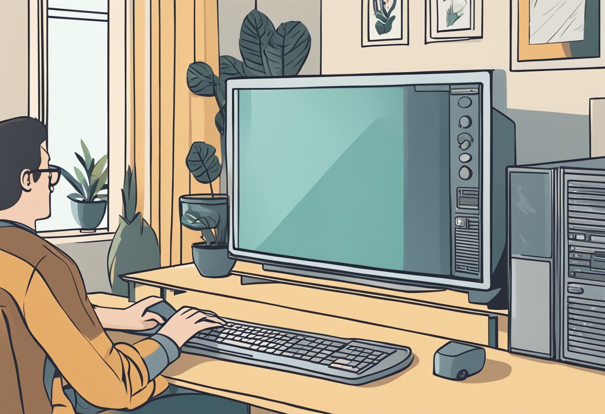 Vantagem ou Gambiarra? Usar a TV como Monitor -1 Vantagem ou Gambiarra? Usar a TV como Monitor -1