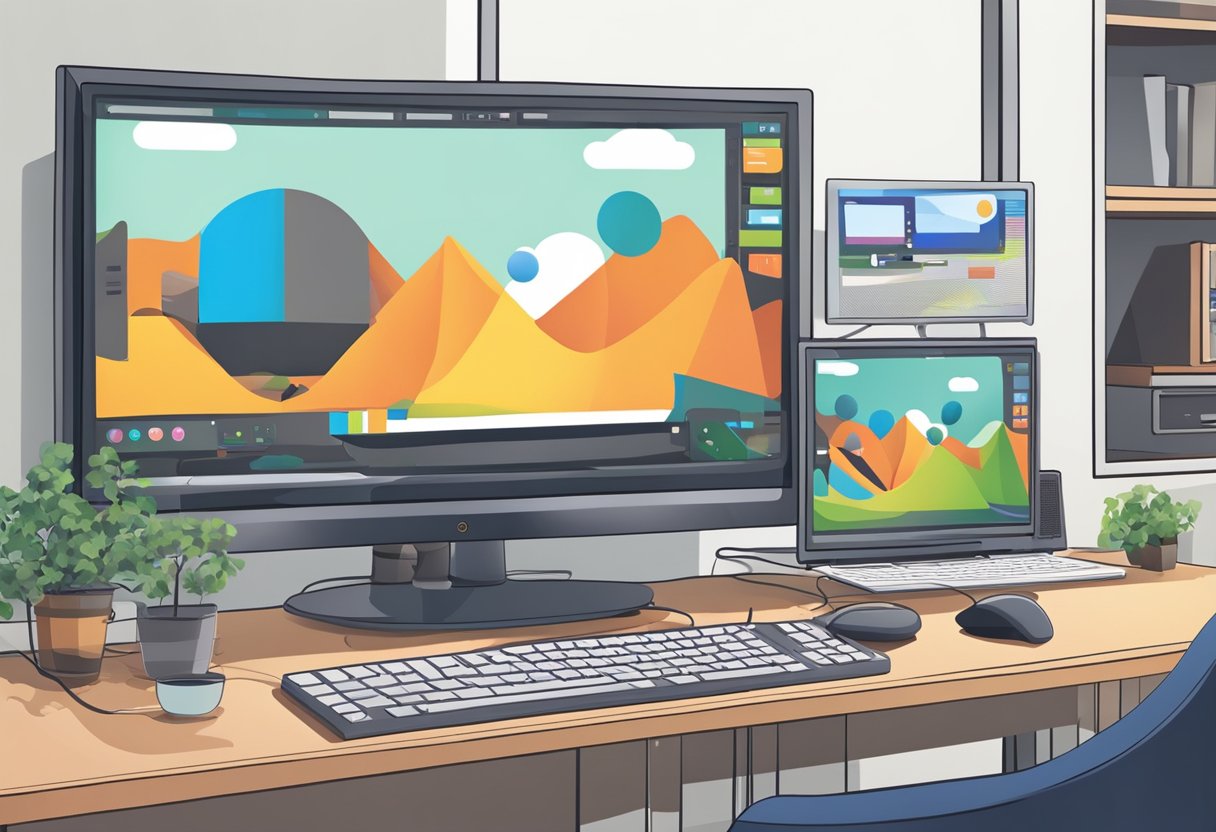 Vantagem ou Gambiarra? Usar a TV como Monitor -1