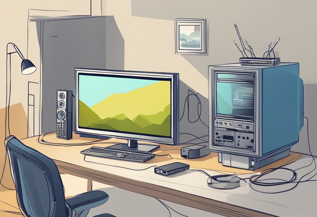 Vantagem ou Gambiarra? Usar a TV como Monitor -1