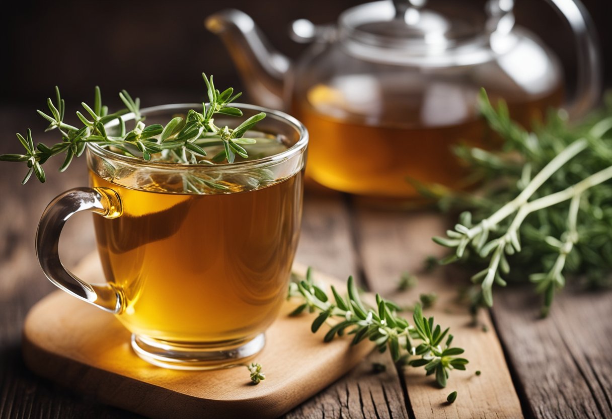 Thyme Tea for Cough Relief
