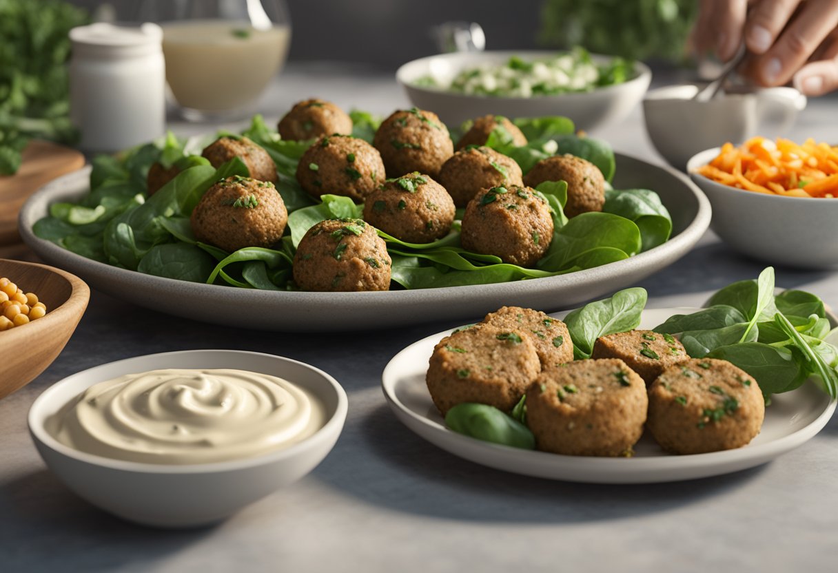 kofta and tahini