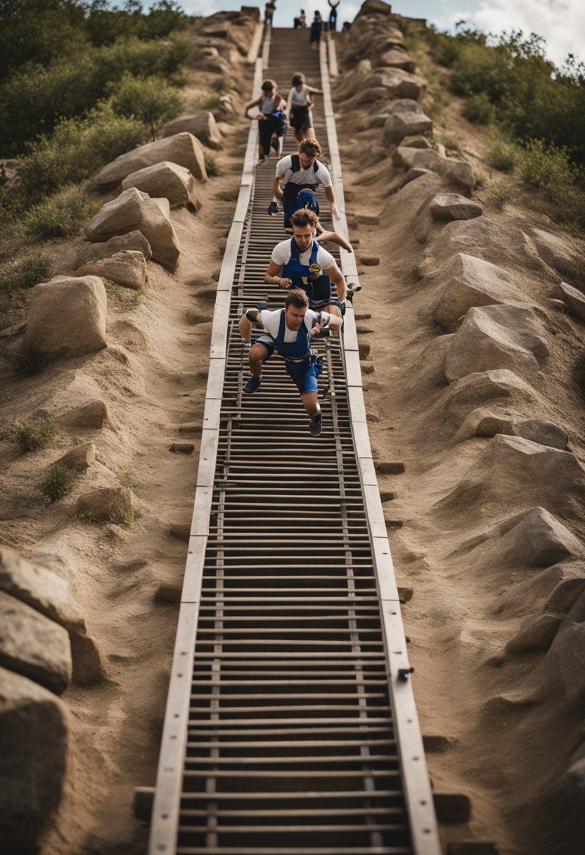 Discover the thrill of the Jacob's Ladder Challenge in Waco – a test of endurance and strength!