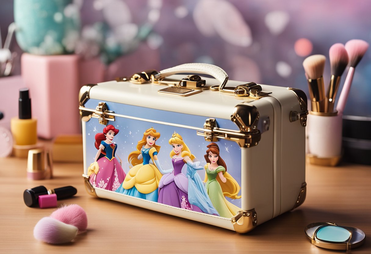 maleta maquiagem infantil princesas Disney
