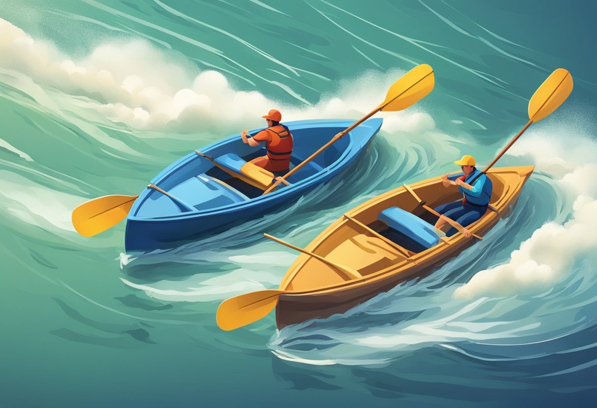 rowing vs canoeing
