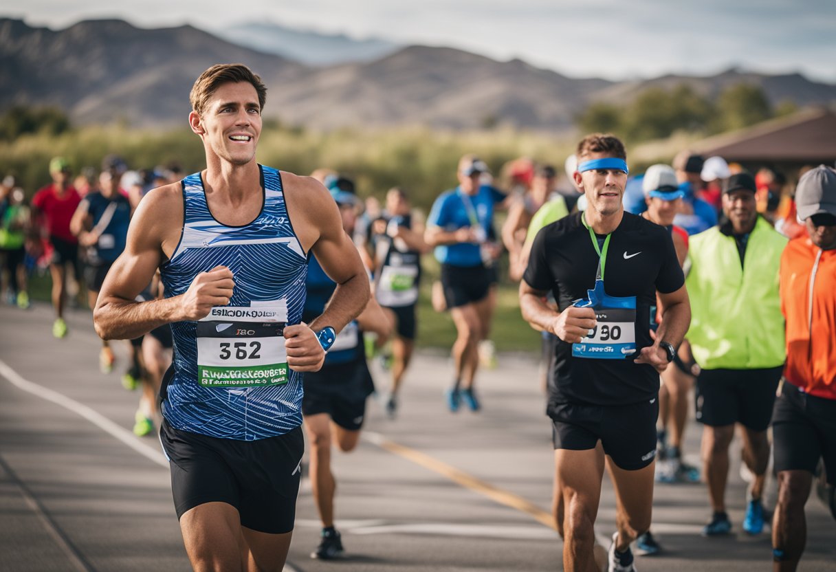 Matthew Brunken competes 3M Half Marathon