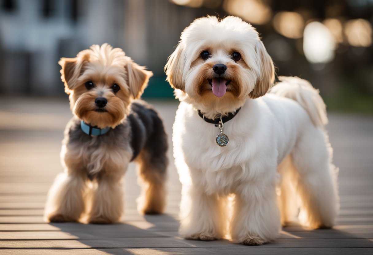 Yorkie and hot sale maltipoo