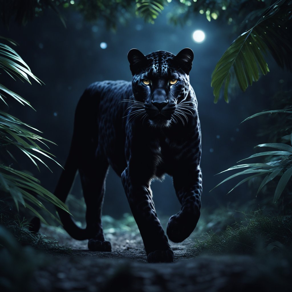 Melanistic leopard is also known as a Black leopard.  AI