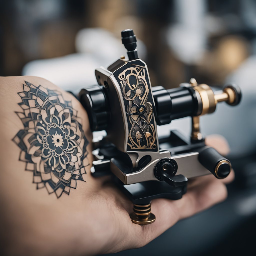 rotative machine tattoo