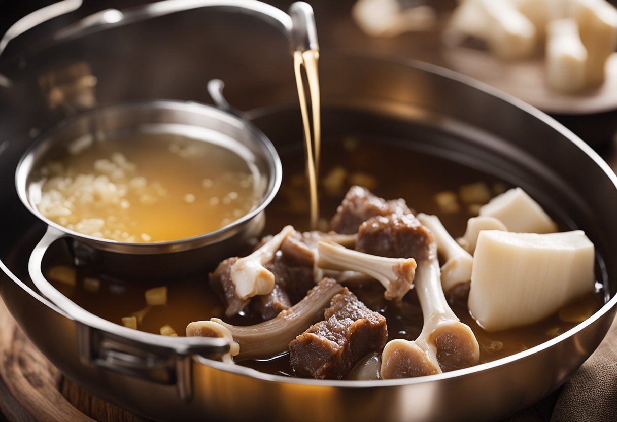 An enticing image showcasing the versatility of beef bones in various culinary creations, from hearty broths to savory marrow-infused dishes.
