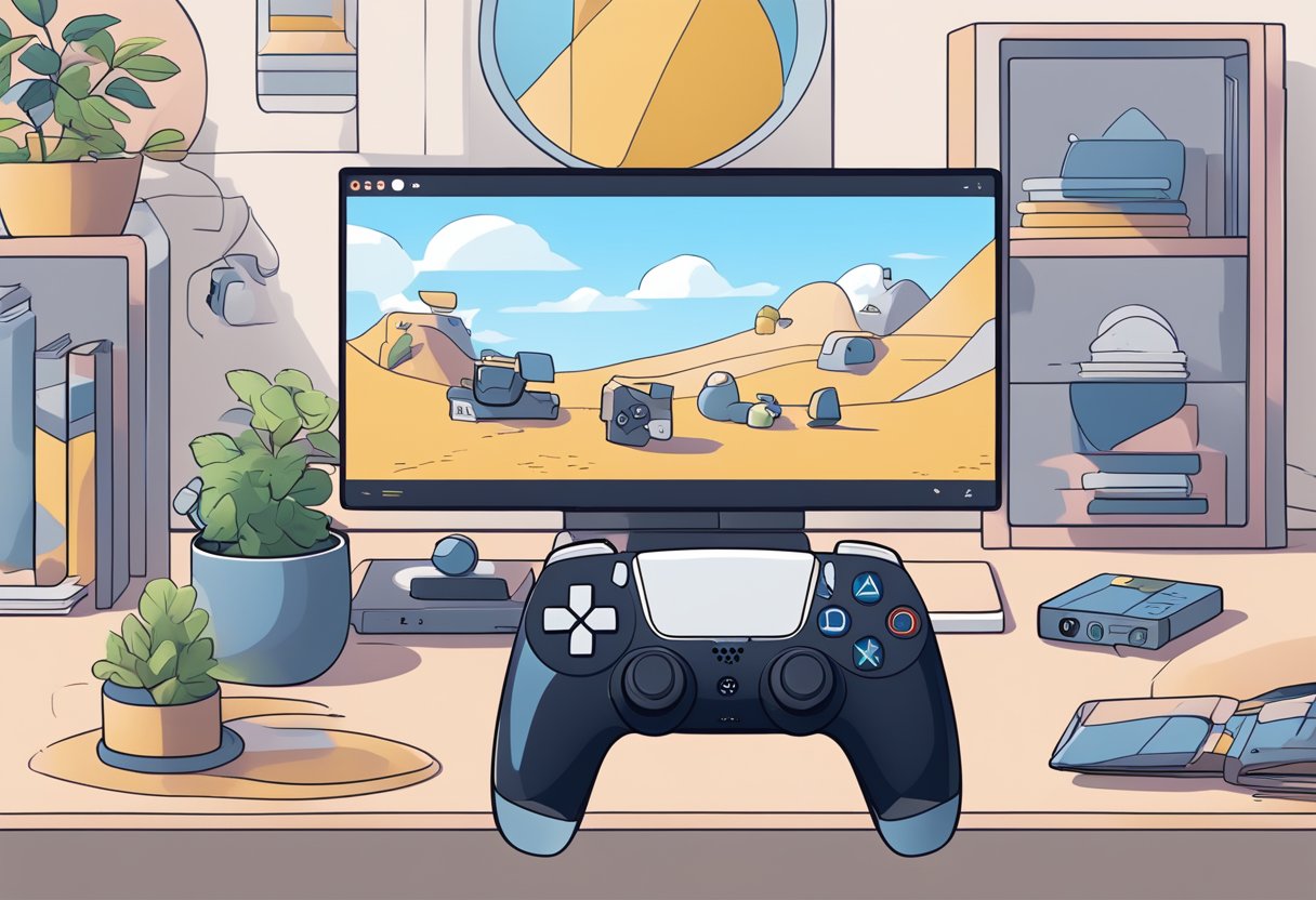 A PlayStation Controller In Front Of a TV ~ Position Is Everything