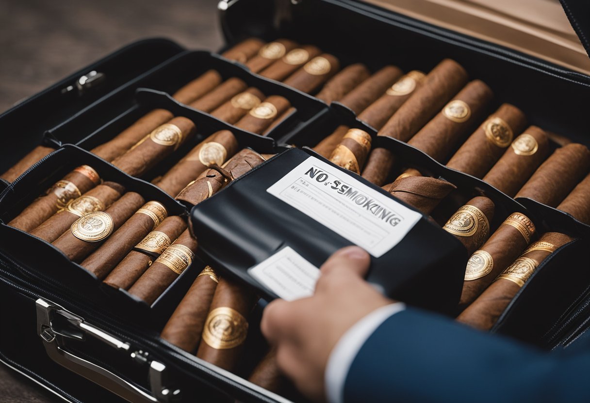 Can I Bring Cigars on a Plane: Legal and Customs Considerations